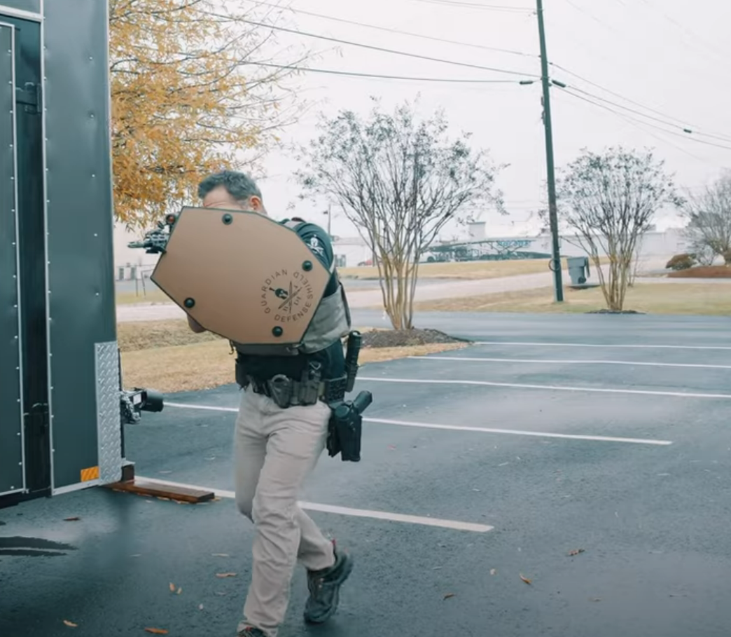 Ballistic Shield Tactics Training With A Ballistic Shield